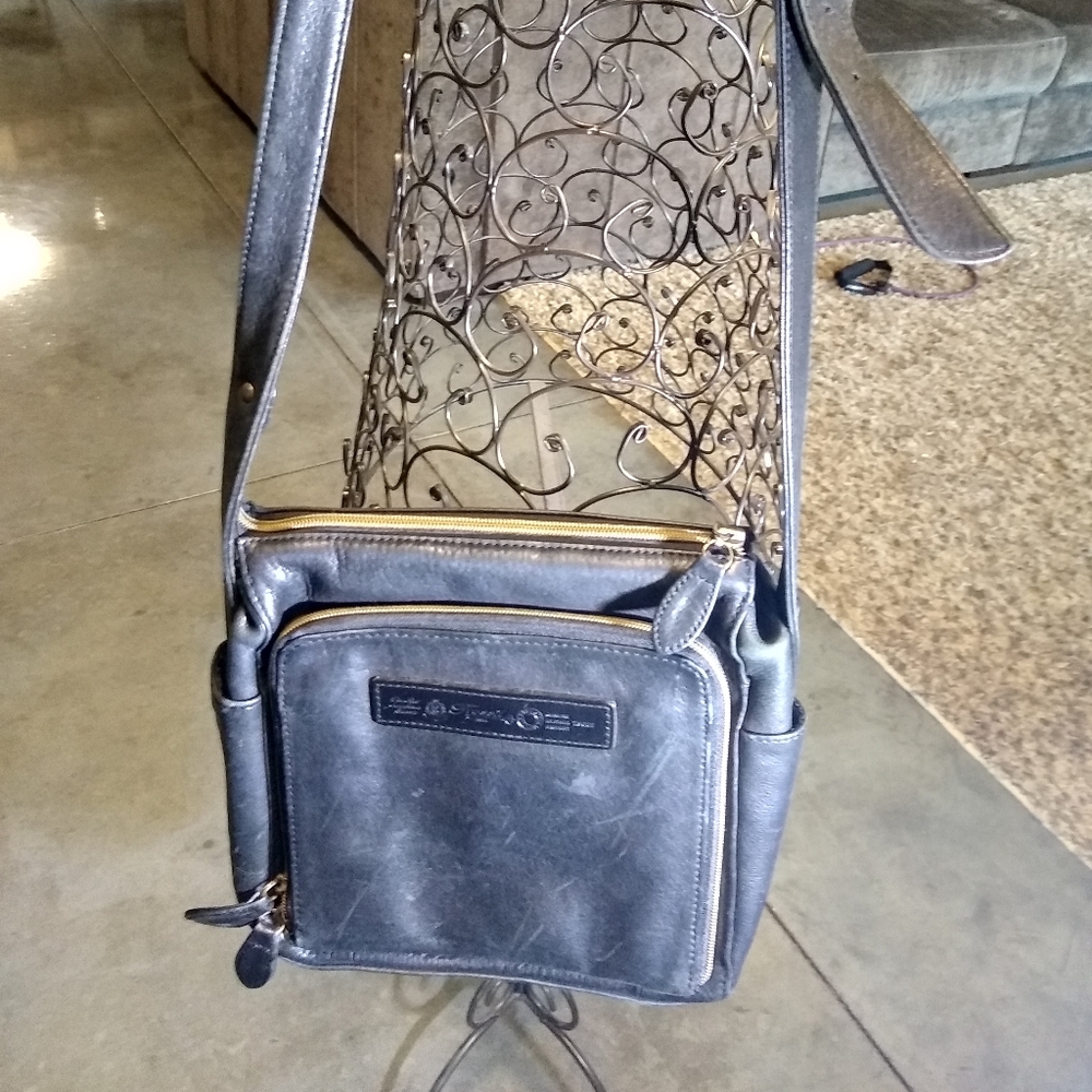 Vintage Fossil Organizer Crossbody